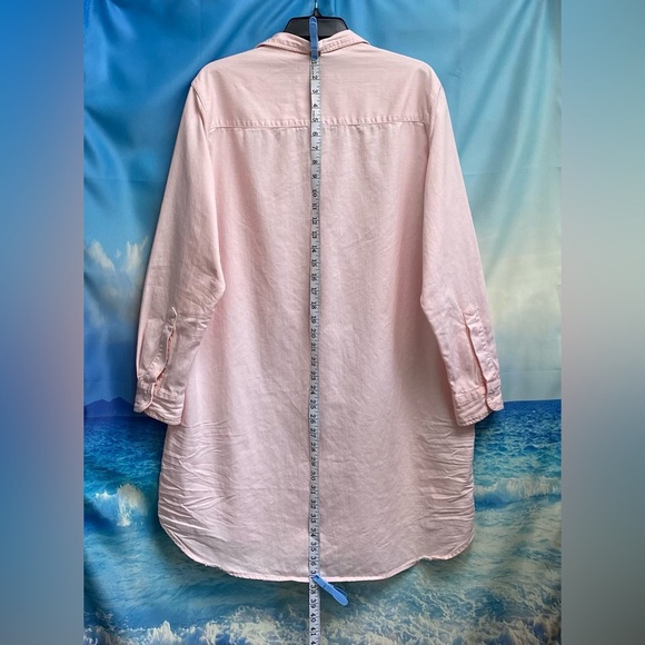 Frank & Eileen Famous Denim MARY Classic Shirtdress Size: L Ballet - Picture 14 of 16